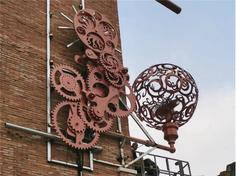 創(chuàng)意景觀(guān)小品，激活九江大中路商業(yè)街客流